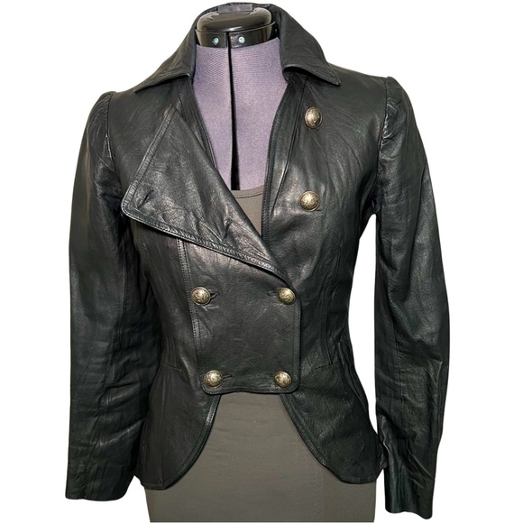 Illia women’s leather jacket size 6 - Picture 3 of 12